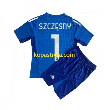Billiga Fotbollströjor Juventus Wojciech Szczesny 1 Målvakt Barn Hemma tröja 2023/24 Kortärmad